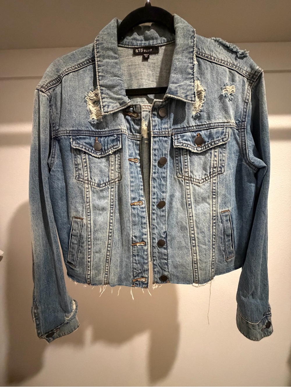 STS BLUE Miley Boyfriend Jacket Blue Size Medium